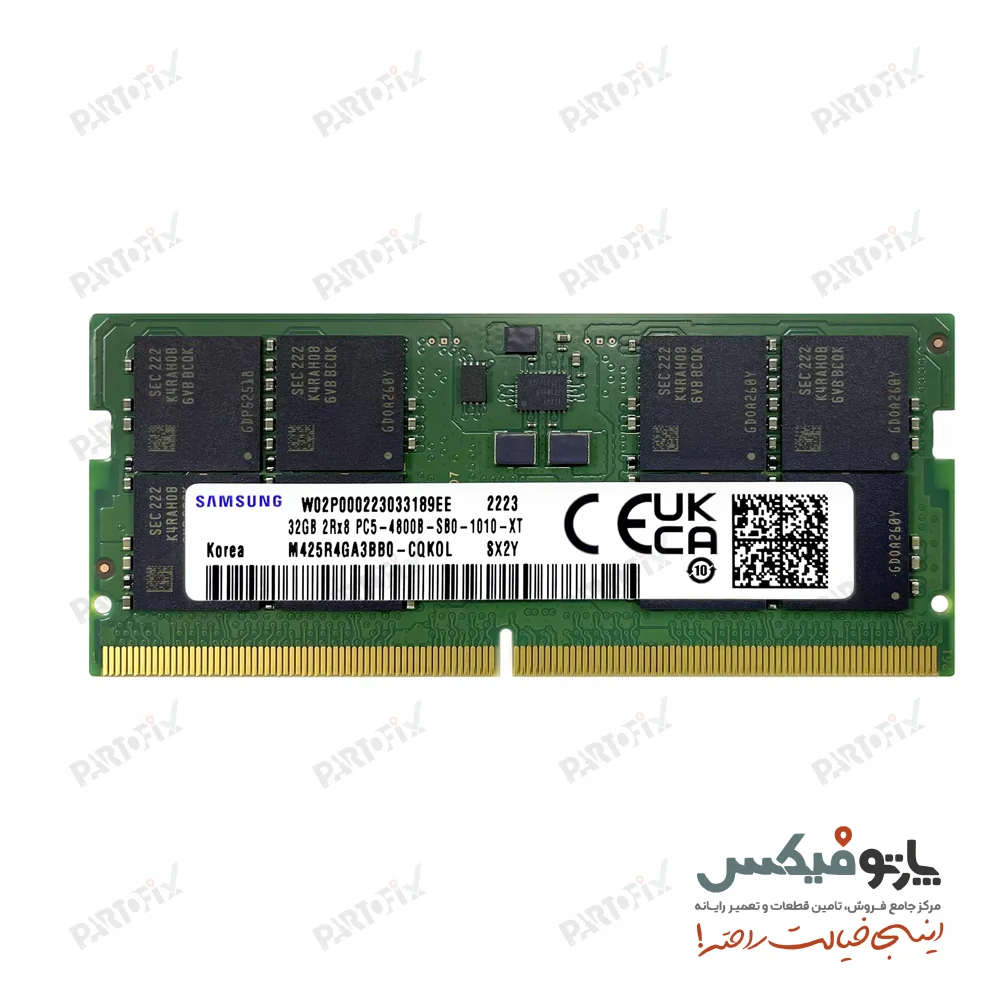 رم لپ تاپ سامسونگ 32 گیگابایت DDR5 4800 PC5-38400